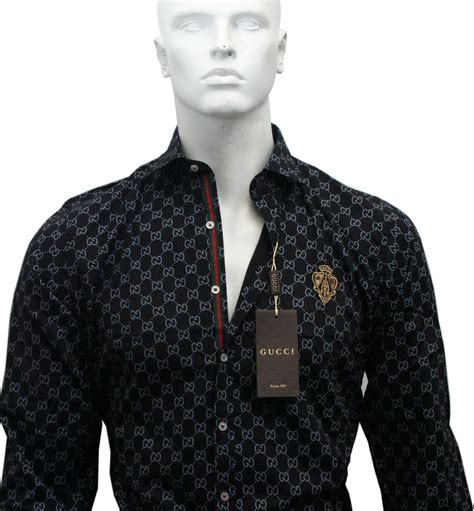 gucci formal shirt men|men's Gucci shirt nordstrom.